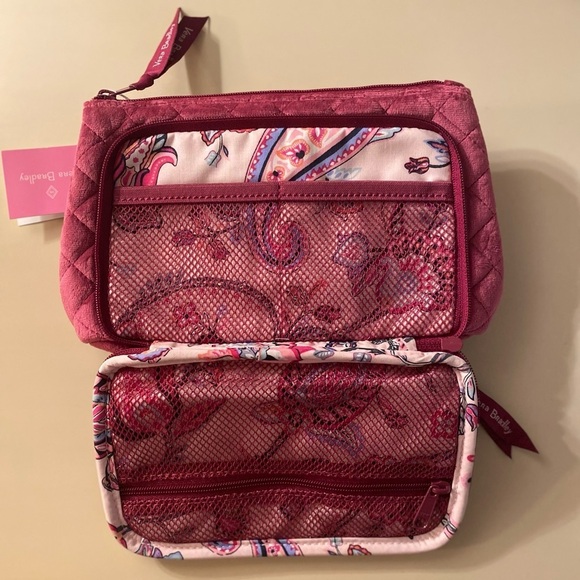 “VERA BRADLEY” Velvet Cosmetic Travel Organizer - Picture 5 of 11